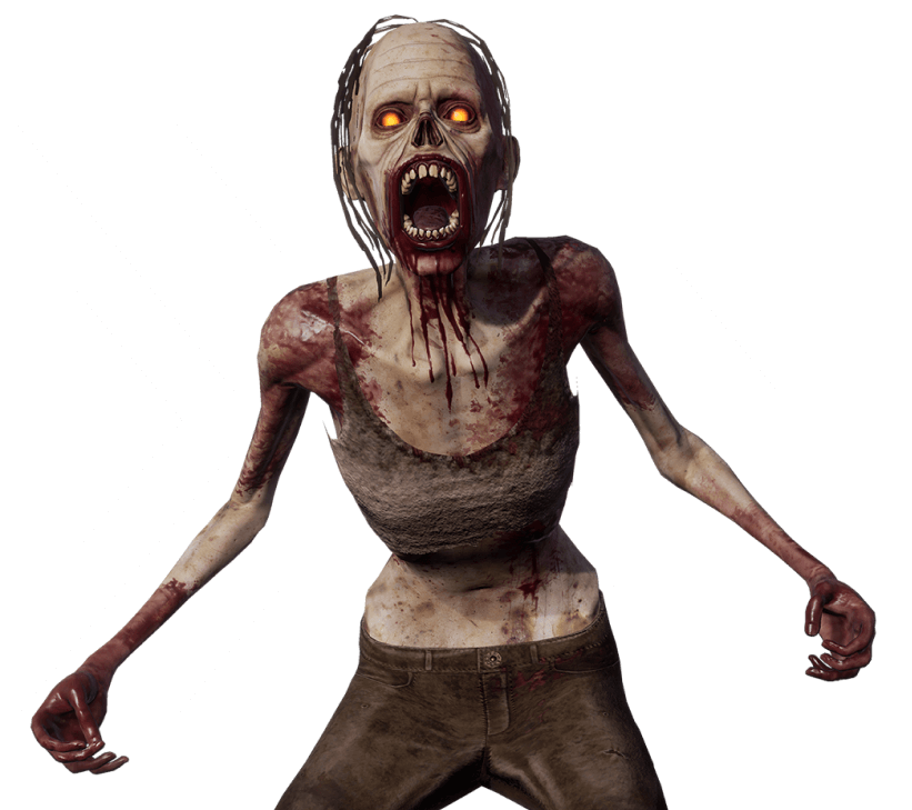 Zombie d’un jeu de réalité virtuelle Zombie d'un jeu de réalité virtuelle
